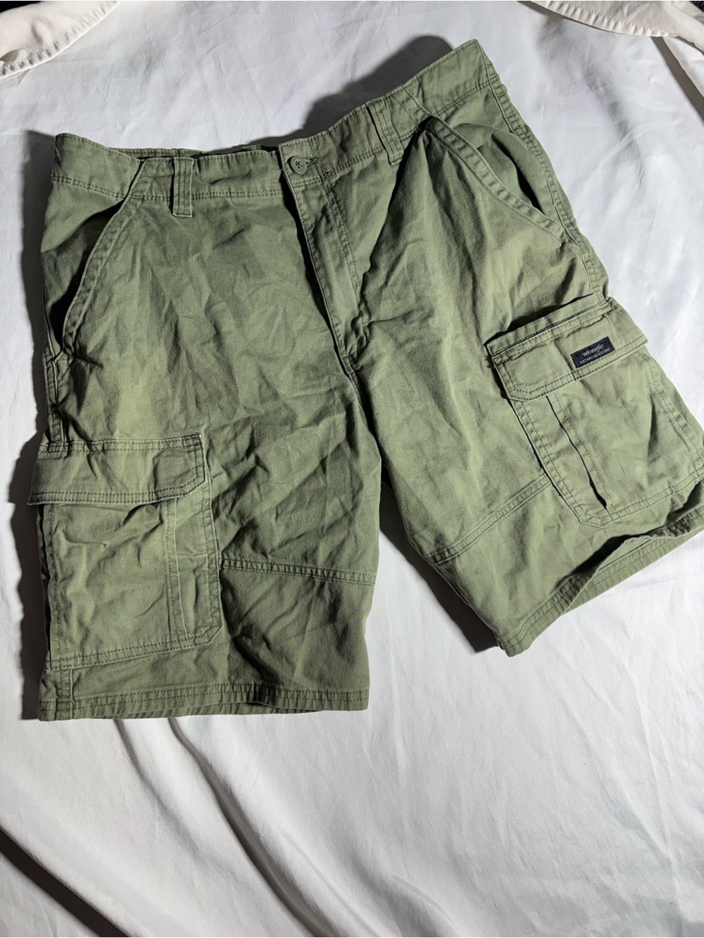 Wrangler Olive Green Men's Cargo Shorts